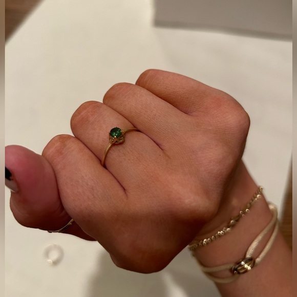 GUCCI Interlocking G 18k ring with tourmaline SIZE 7 - Picture 6 of 6